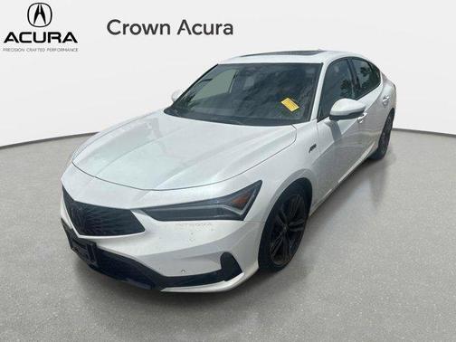 Platinum White Pearl 2023 Acura Integra A-Spec Technology
