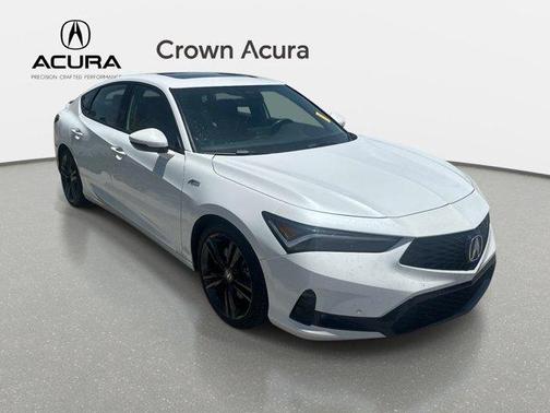 Platinum White 2024 Acura Integra A-Spec Technology