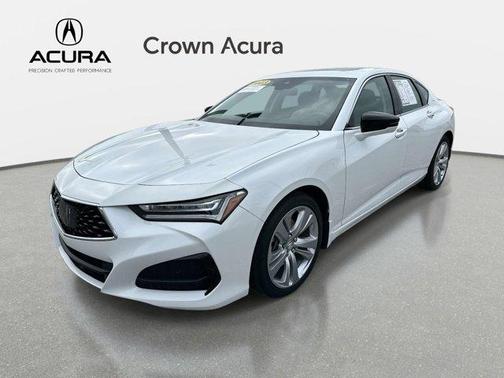 Platinum White 2023 Acura TLX Technology