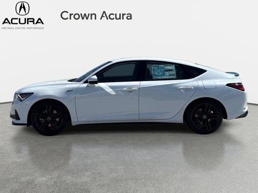 Platinum White Pearl 2026 Acura Integra w/A-Spec Package