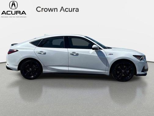 Platinum White Pearl 2026 Acura Integra w/A-Spec Package