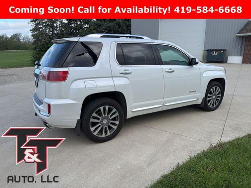 White Frost Tricoat 2016 GMC Terrain Denali