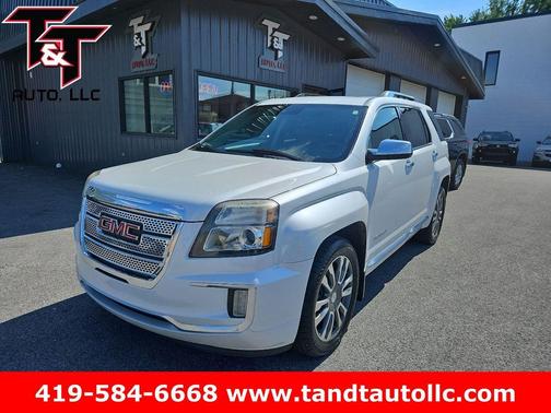 White Frost Tricoat 2016 GMC Terrain Denali SUV