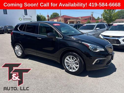 Ebony Twilight Metallic 2017 Buick Envision Preferred