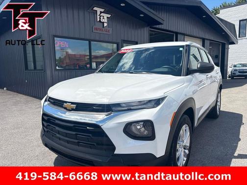 Summit White 2022 Chevrolet Trailblazer LS