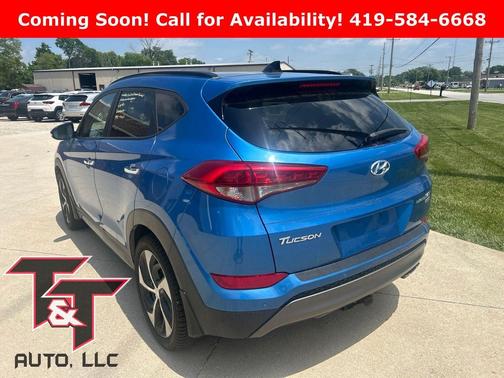 Caribbean Blue 2016 Hyundai TUCSON Limited