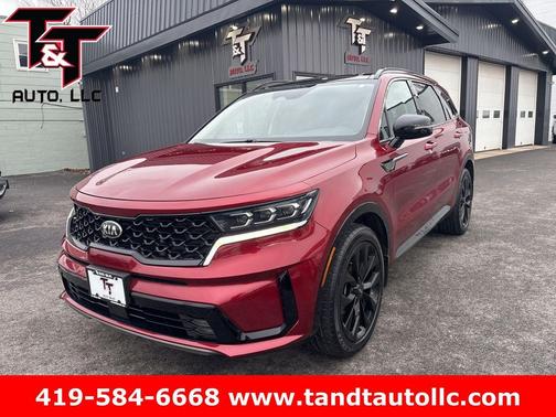 Passion Red Tintcoat 2021 Kia Sorento SX
