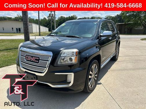 Ebony Twilight Metallic 2016 GMC Terrain Denali
