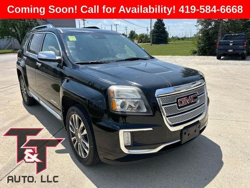 Ebony Twilight Metallic 2016 GMC Terrain Denali