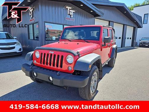 Flame Red Clearcoat 2014 Jeep Wrangler Unlimited Rubicon