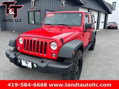 Firecracker Red Clear Coat 2015 Jeep Wrangler Unlimited Sport