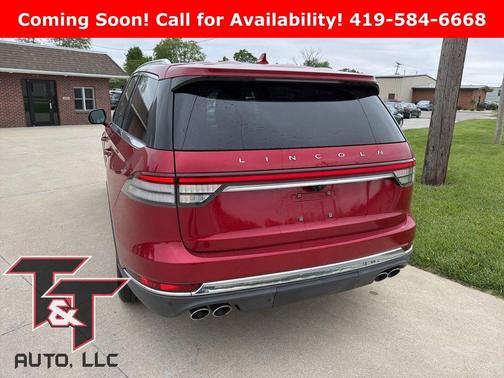Red 2020 Lincoln Aviator Reserve AWD