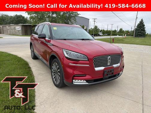 Red 2020 Lincoln Aviator Reserve AWD