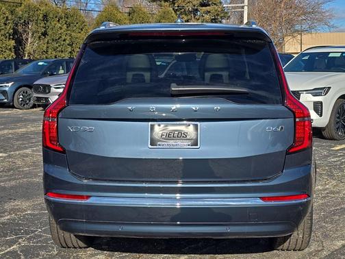 Denim Blue Metallic 2026 Volvo XC90 Plus, B6 AWD Gas (mild hybrid), Gasoline, Bright, 7 Seats