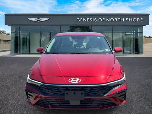 Red 2025 Hyundai ELANTRA HEV Limited