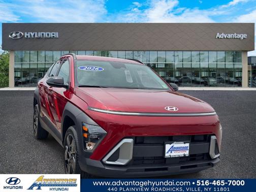 Red Metallic 2026 Hyundai KONA SEL Sport
