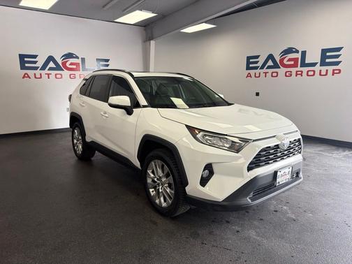 Super White 2019 Toyota RAV4 XLE Premium