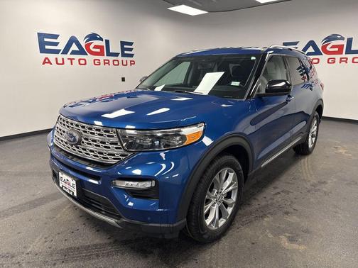 Blue Metallic 2023 Ford Explorer Limited