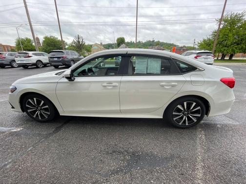 Platinum White Pearl 2023 Honda Civic EX