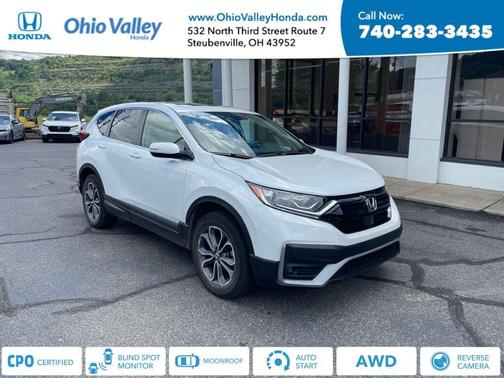 Platinum White Pearl 2021 Honda CR-V AWD EX