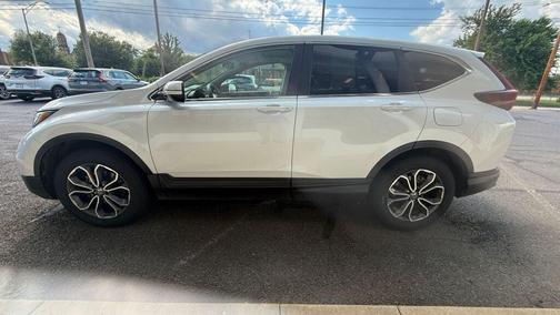 Platinum White Pearl 2021 Honda CR-V AWD EX
