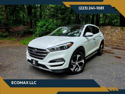 Dazzling White 2018 Hyundai TUCSON Limited