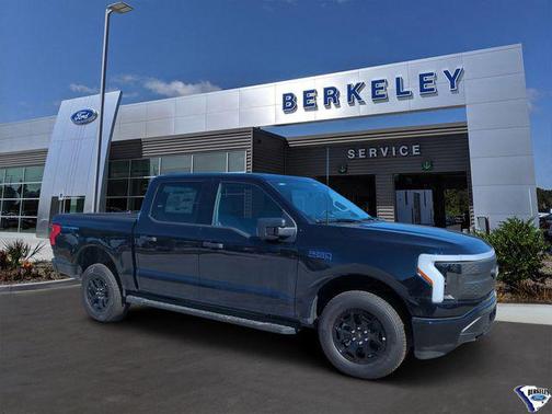 ANTIMATTER BLUE METALLIC 2025 Ford F-150 Lightning XLT Truck