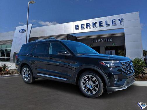 AGATE BLACK METALLIC 2026 Ford Explorer Platinum SUV