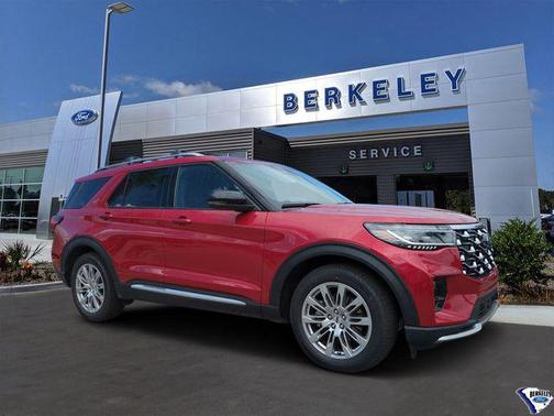 RAPID RED MET TINTED CC 2026 Ford Explorer Platinum SUV