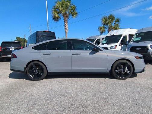 Modern Steel Metallic 2025 Honda Accord Hybrid Sport-L