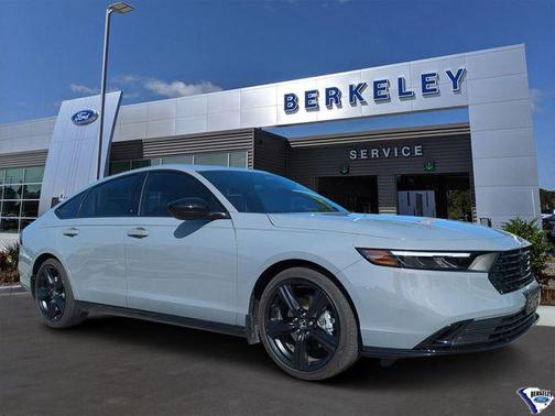 Modern Steel Metallic 2025 Honda Accord Hybrid Sport-L