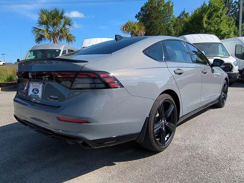 Modern Steel Metallic 2025 Honda Accord Hybrid Sport-L