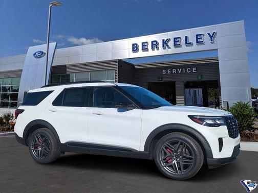 STAR WHITE MET TRI-COAT 2026 Ford Explorer ST SUV