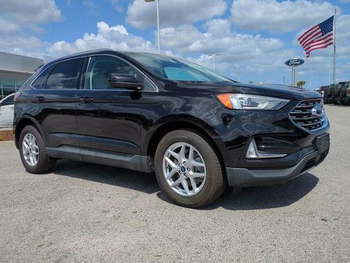 AGATE BLACK METALLIC 2021 Ford Edge SEL
