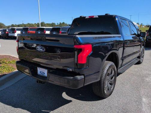 Antimatter Blue Metallic 2025 Ford F-150 Lightning Flash