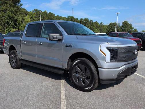 Iconic Silver Metallic 2025 Ford F-150 Lightning Flash
