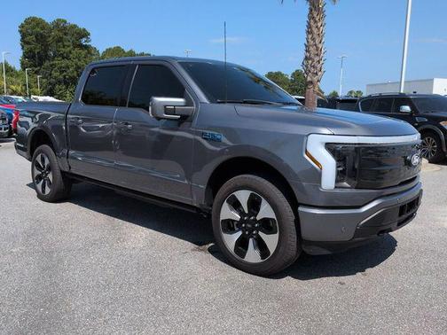 Carbonized Gray Metallic 2024 Ford F-150 Lightning Platinum