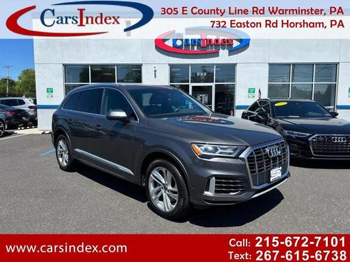 Samurai Gray Metallic 2021 Audi Q7 45 Premium Plus