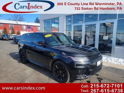BLACK 2021 Land Rover Range Rover Sport HST MHEV