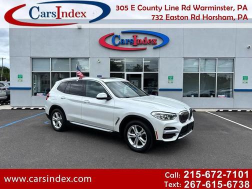 WHITE 2020 BMW X3 xDrive30i