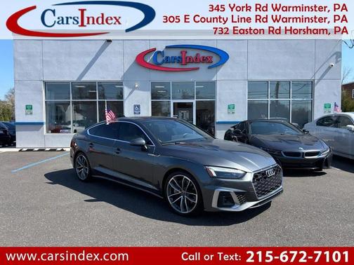 Daytona Gray Pearl Effect 2024 Audi A5 Sportback 45 S Line Premium