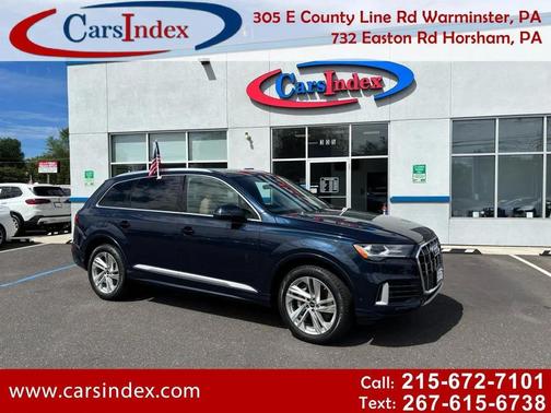 Waitomo Blue Metallic 2023 Audi Q7 45 Premium