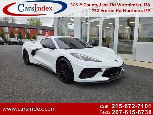 Arctic White 2022 Chevrolet Corvette Stingray w/3LT