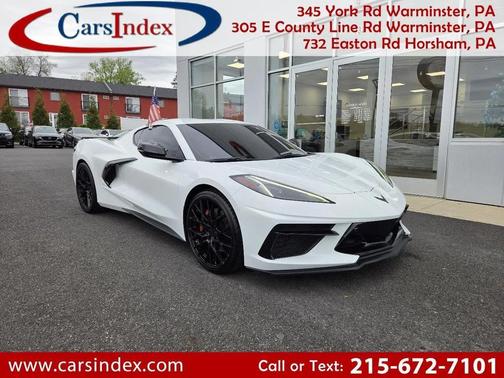 Arctic White 2022 Chevrolet Corvette Stingray w/3LT