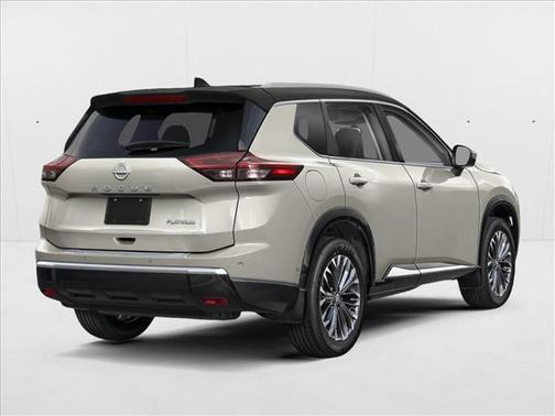 Champagne Silver Metallic/Super Black 2026 Nissan Rogue Platinum