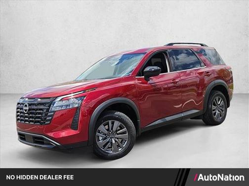 Scarlet Ember Tintcoat 2026 Nissan Pathfinder SV
