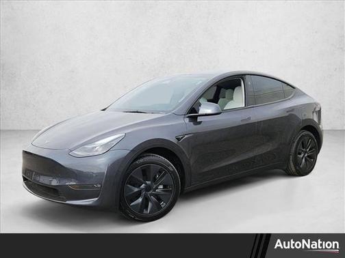 Stealth Grey 2025 Tesla Model Y Long Range Dual Motor All-Wheel Drive