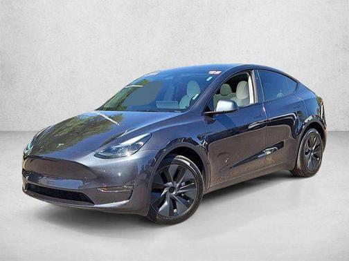 Stealth Grey 2025 Tesla Model Y Long Range Dual Motor All-Wheel Drive
