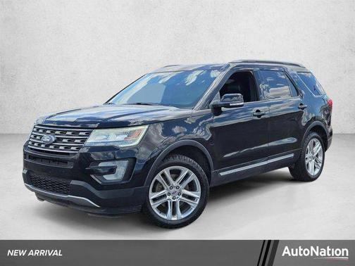 Shadow Black 2017 Ford Explorer XLT