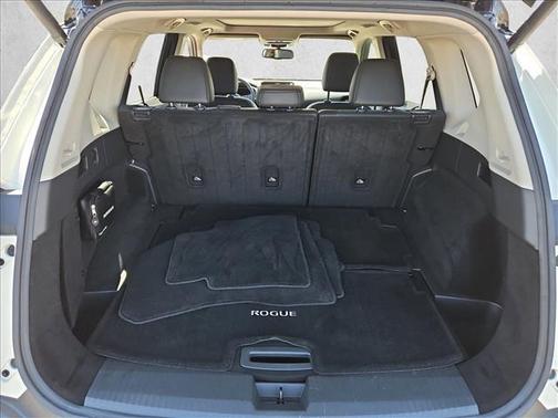 Pearl White Tricoat/Super Black 2021 Nissan Rogue Platinum